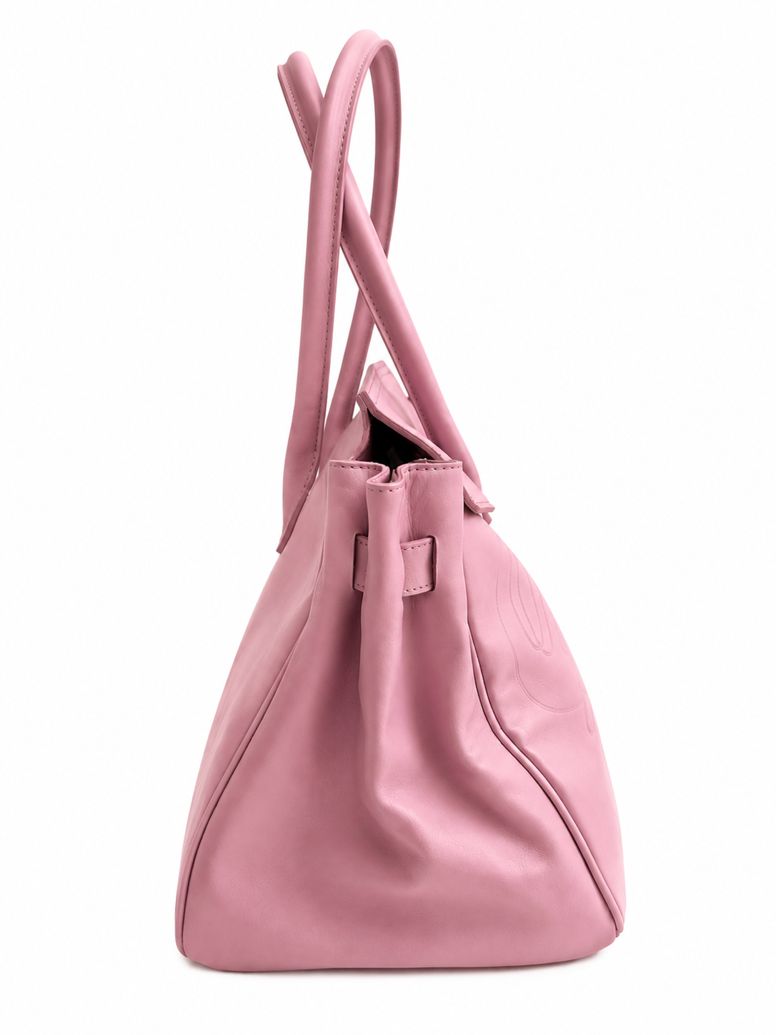 LEATHER CARRYALL PINK