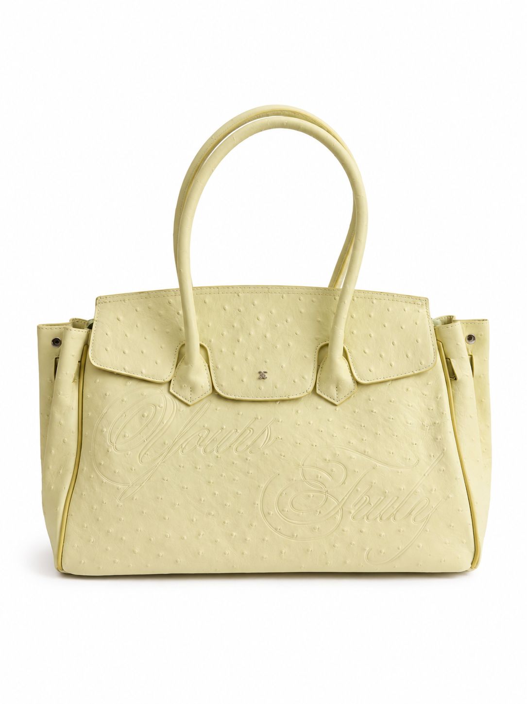 OSTRICH CARRYALL YELLOW