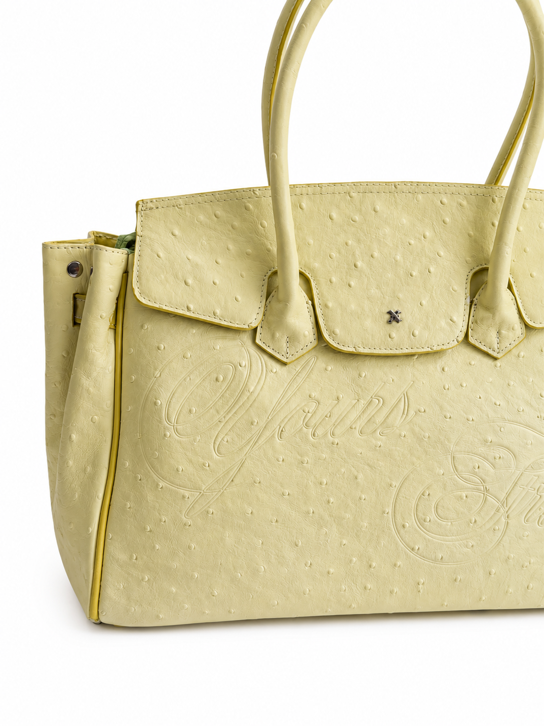 OSTRICH CARRYALL YELLOW