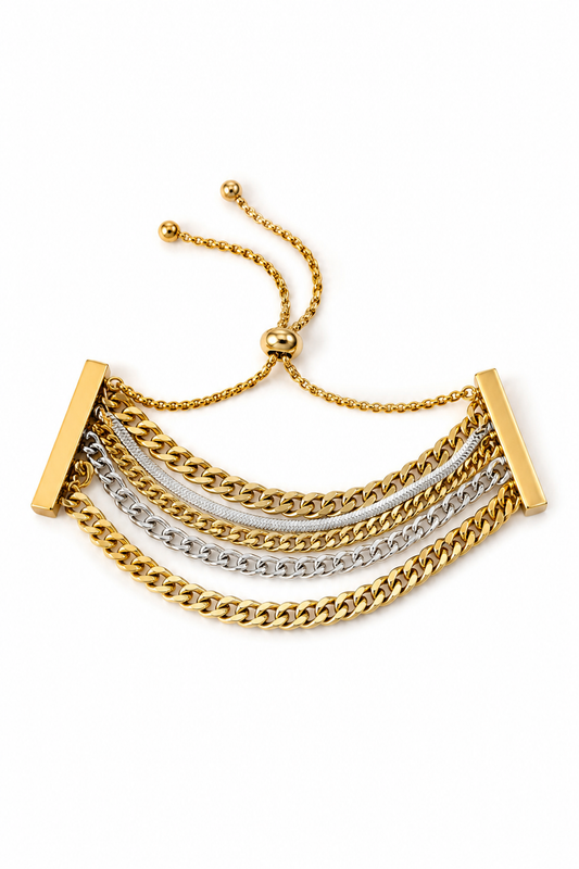 CUBAN ANKLET MIXED