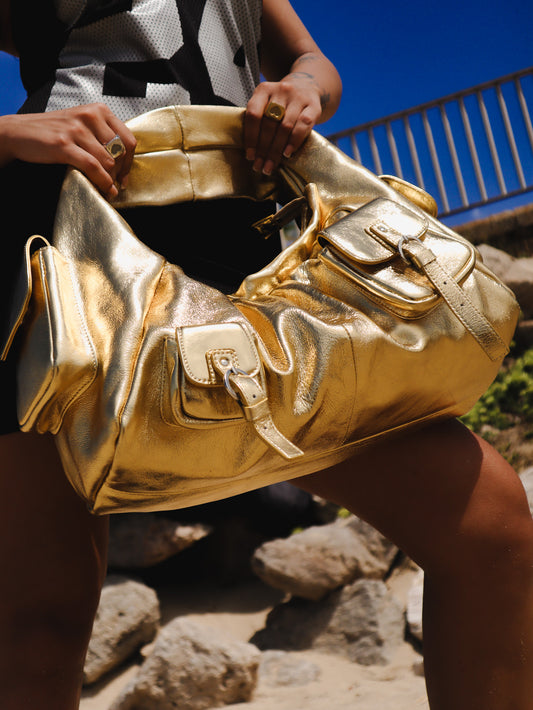 BETTY LEATHER BAG GOLD