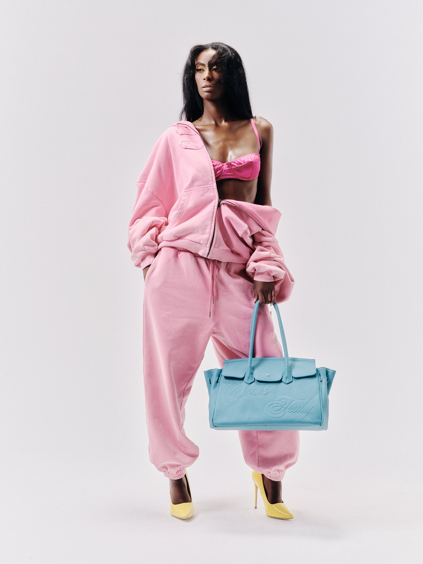 LEATHER CARRYALL TEAL