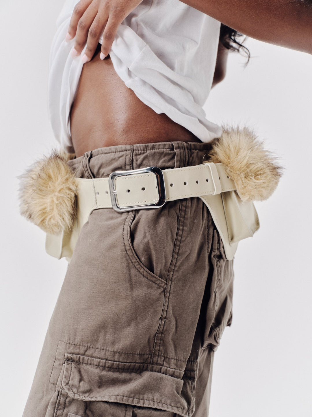 LEATHER BELT BAG YETI