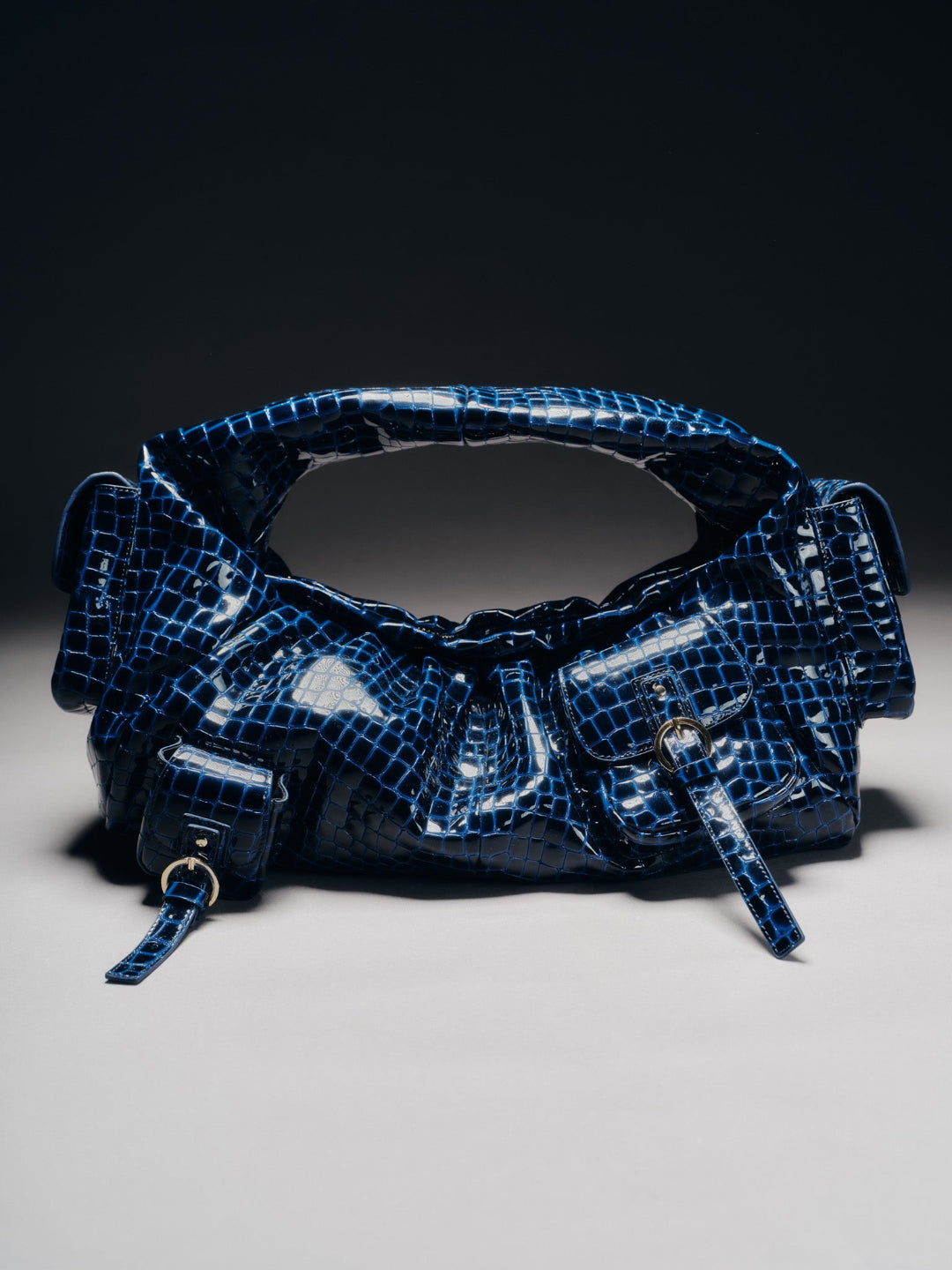 BETTY BAG CROC BLUE – Parallel X
