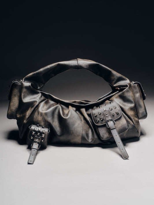 BETTY LEATHER BAG STUDDED