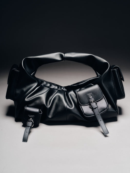 BETTY LEATHER BAG BLACK
