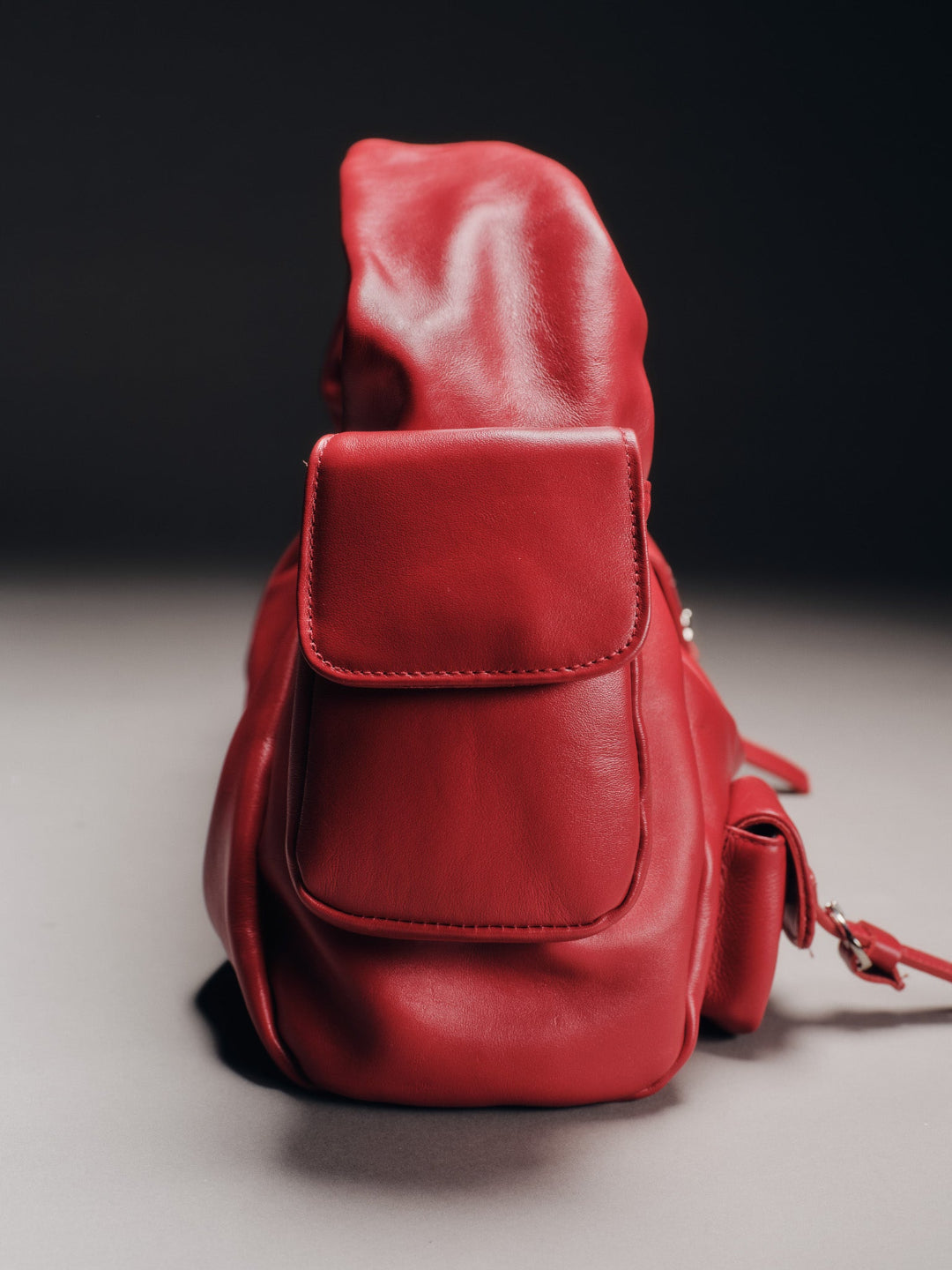 BETTY LEATHER BAG RED