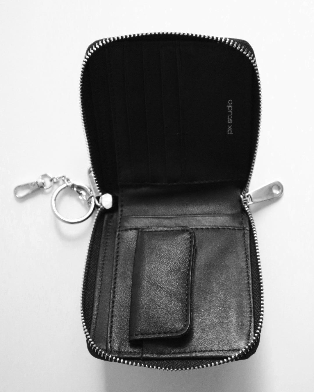 POCKET WALLET LEATHER BLACK