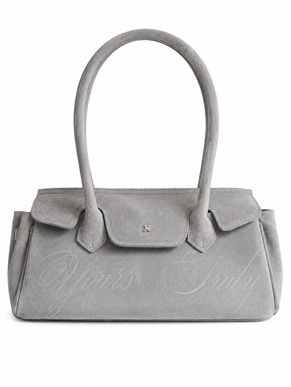 SUEDE CARRYALL MINI GREY