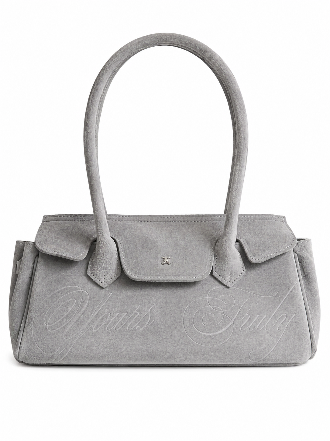 SUEDE CARRYALL MINI GREY