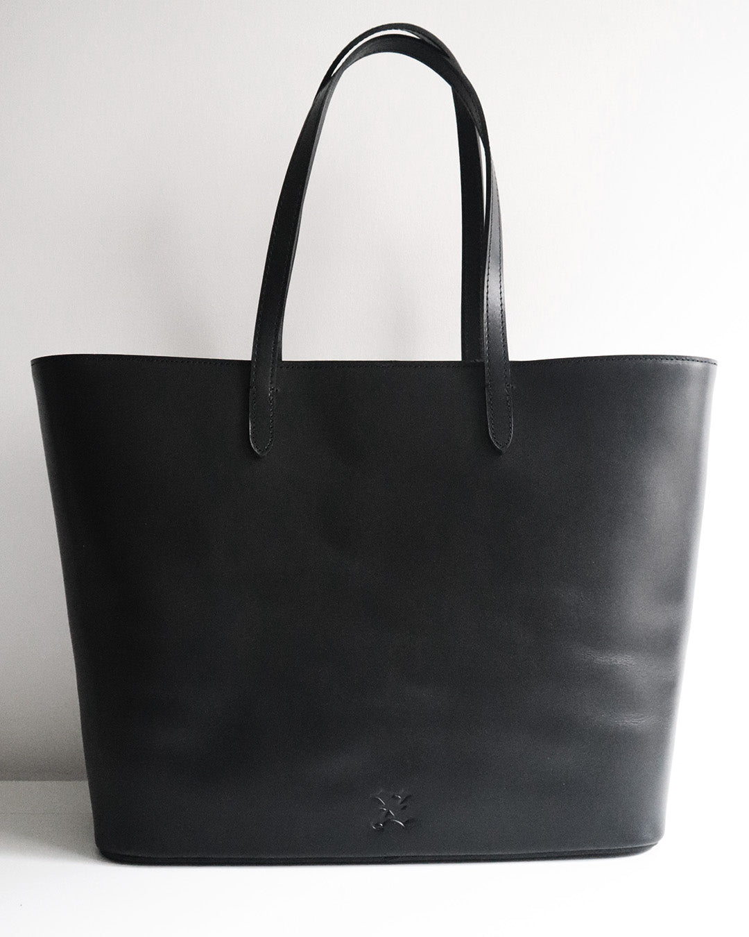 LEATHER AIRBRUSH TOTE BAMBI BLUE