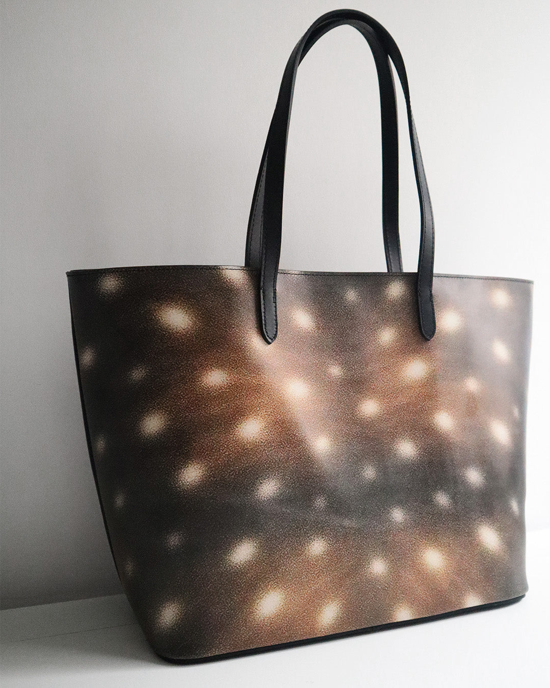 LEATHER AIRBRUSH TOTE BAMBI