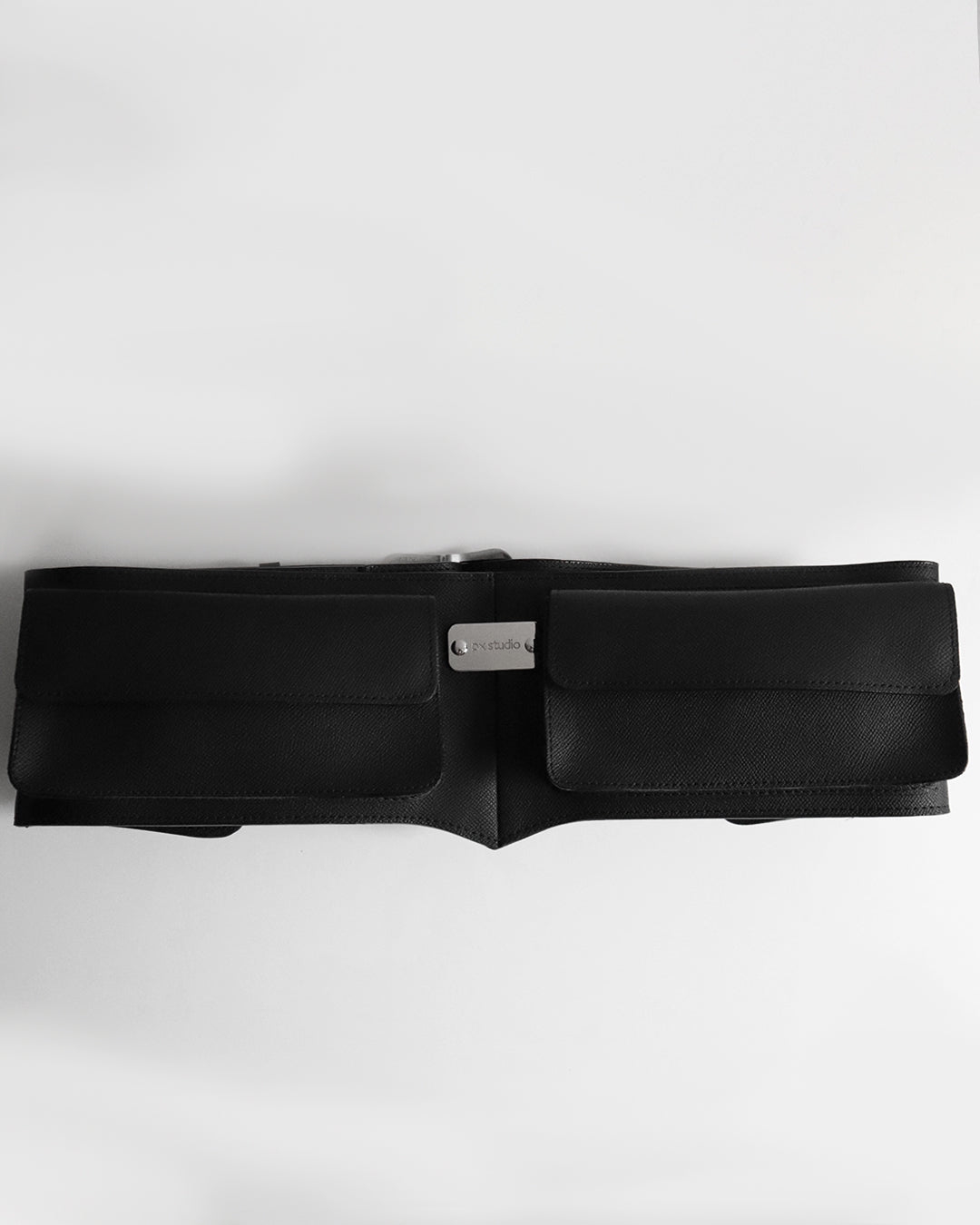 LEATHER BELT BAG BLACK