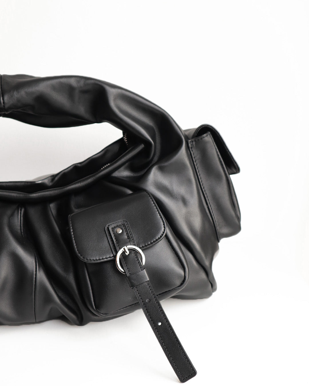 BETTY LEATHER BAG BLACK (SAMPLE)