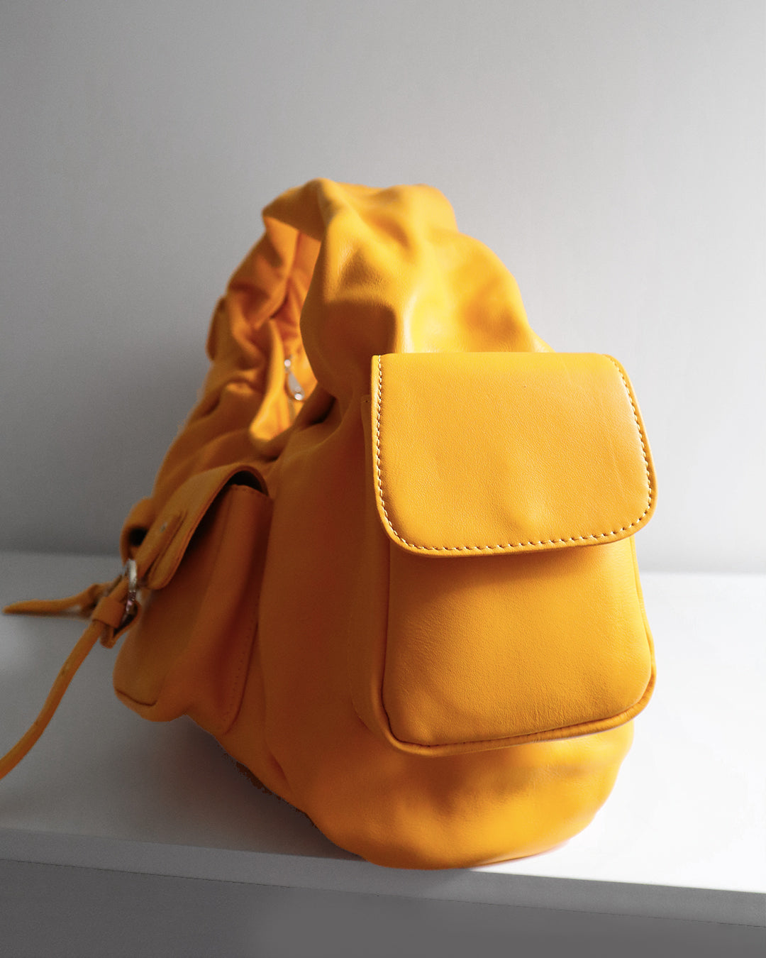 BETTY LEATHER BAG YELLOW