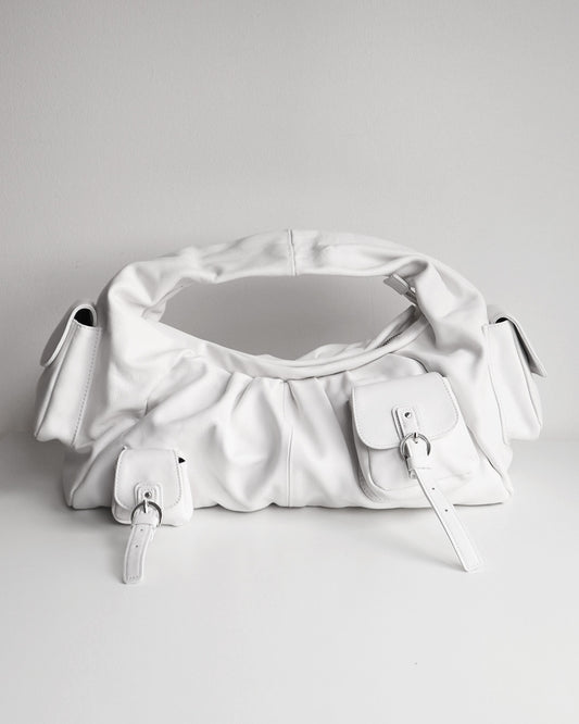 BETTY LEATHER BAG WHITE