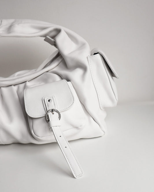 BETTY LEATHER BAG WHITE (SAMPLE)