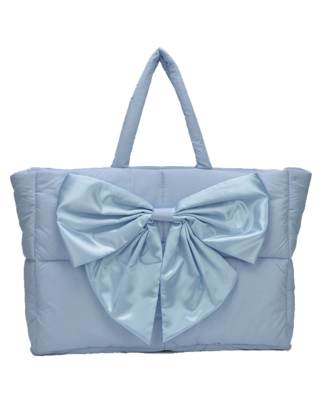 BOW TOTE BLUE