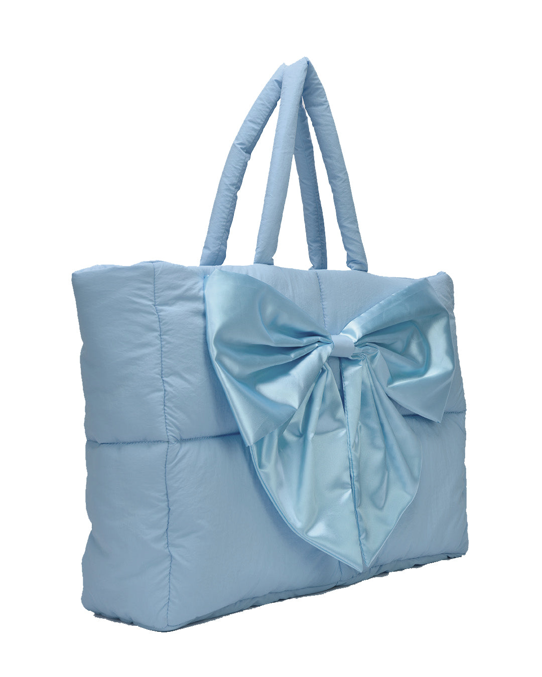 BOW TOTE BLUE