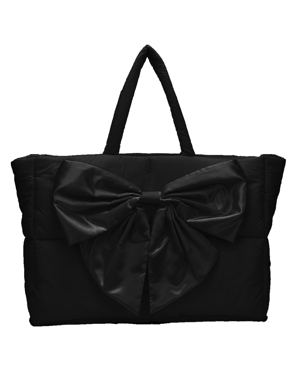 BOW TOTE BLACK