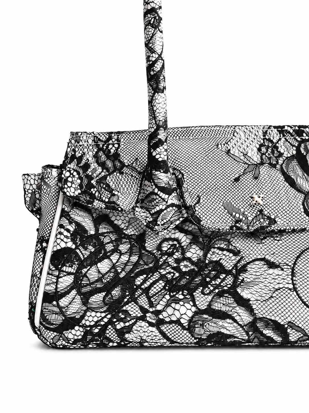 LACE CARRYALL MINI BLACK