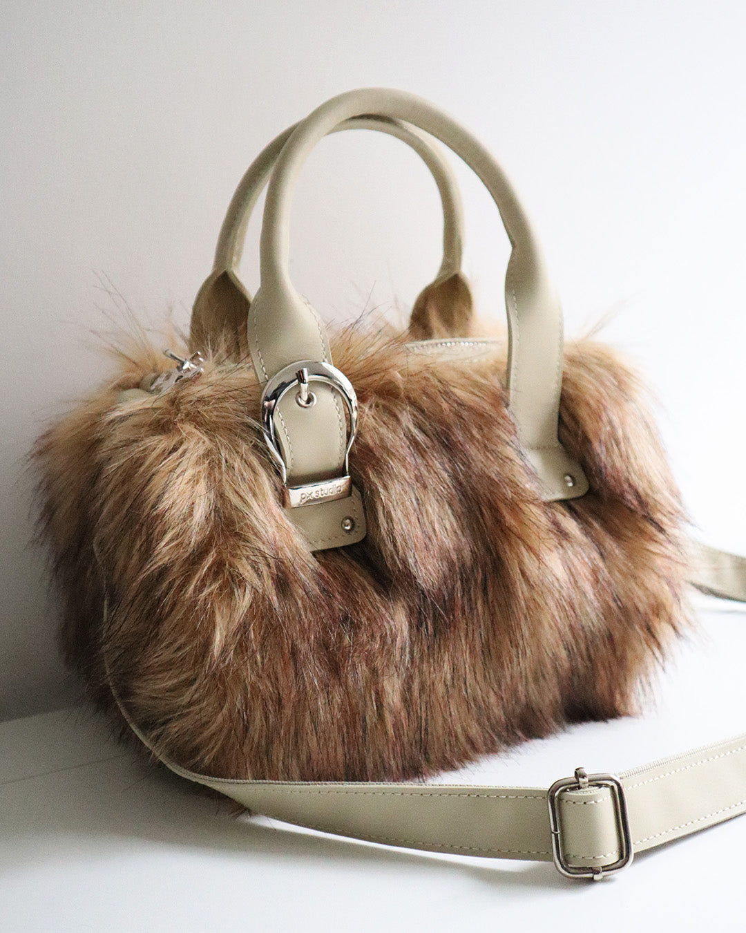 JANE BAG MINI FUR BROWN