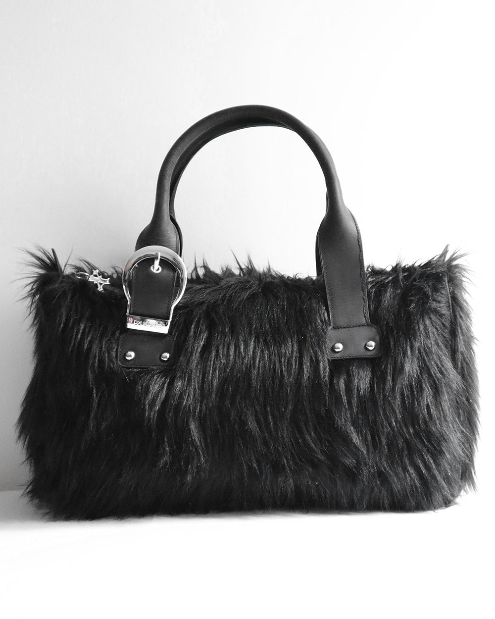 JANE BAG FAUX FUR BLACK