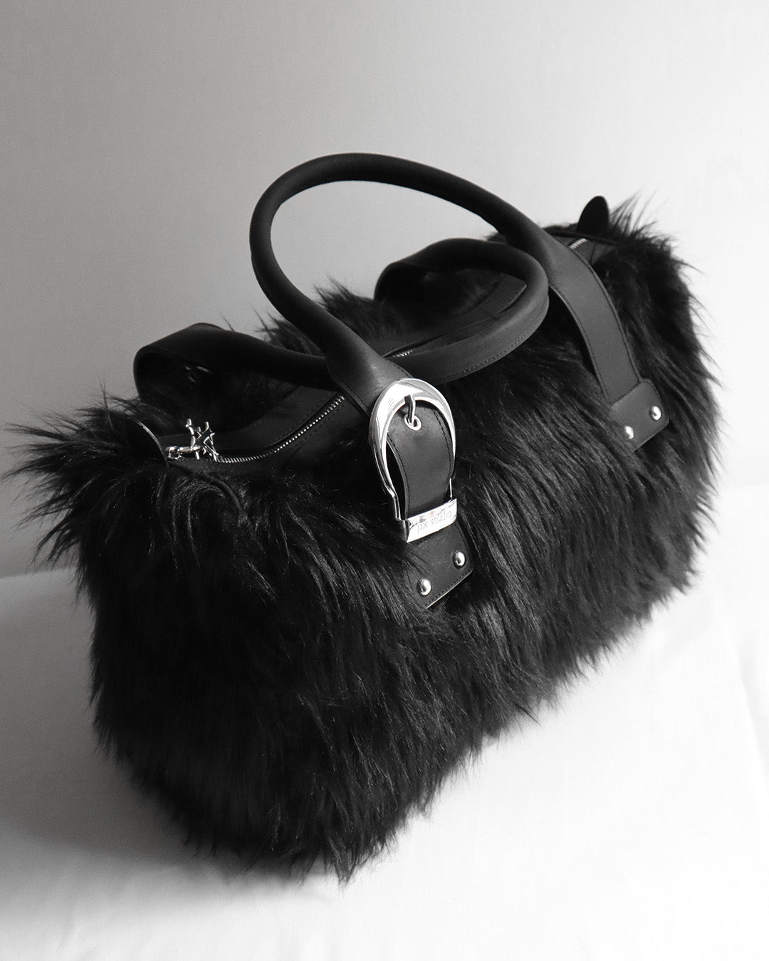 JANE BAG FAUX FUR BLACK