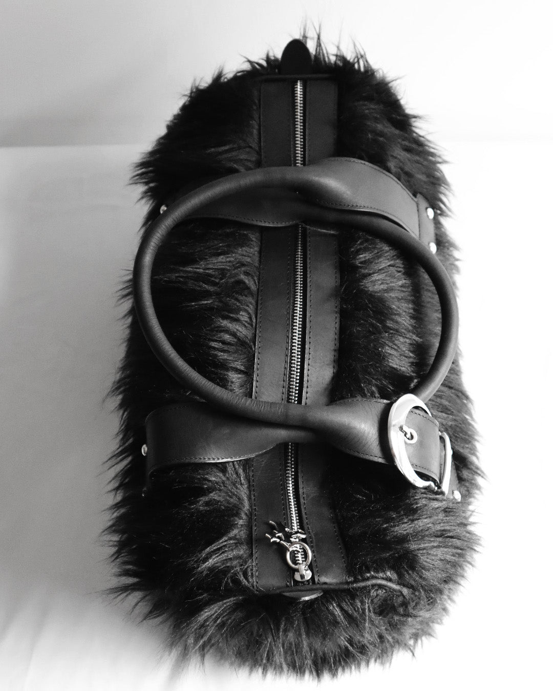 JANE BAG FAUX FUR BLACK