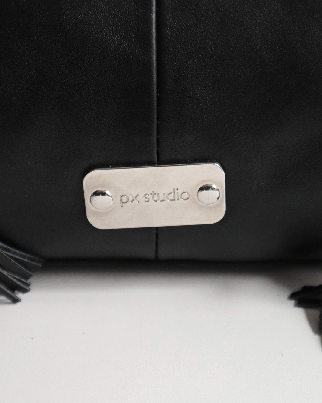 METRO LEATHER BAG BLACK