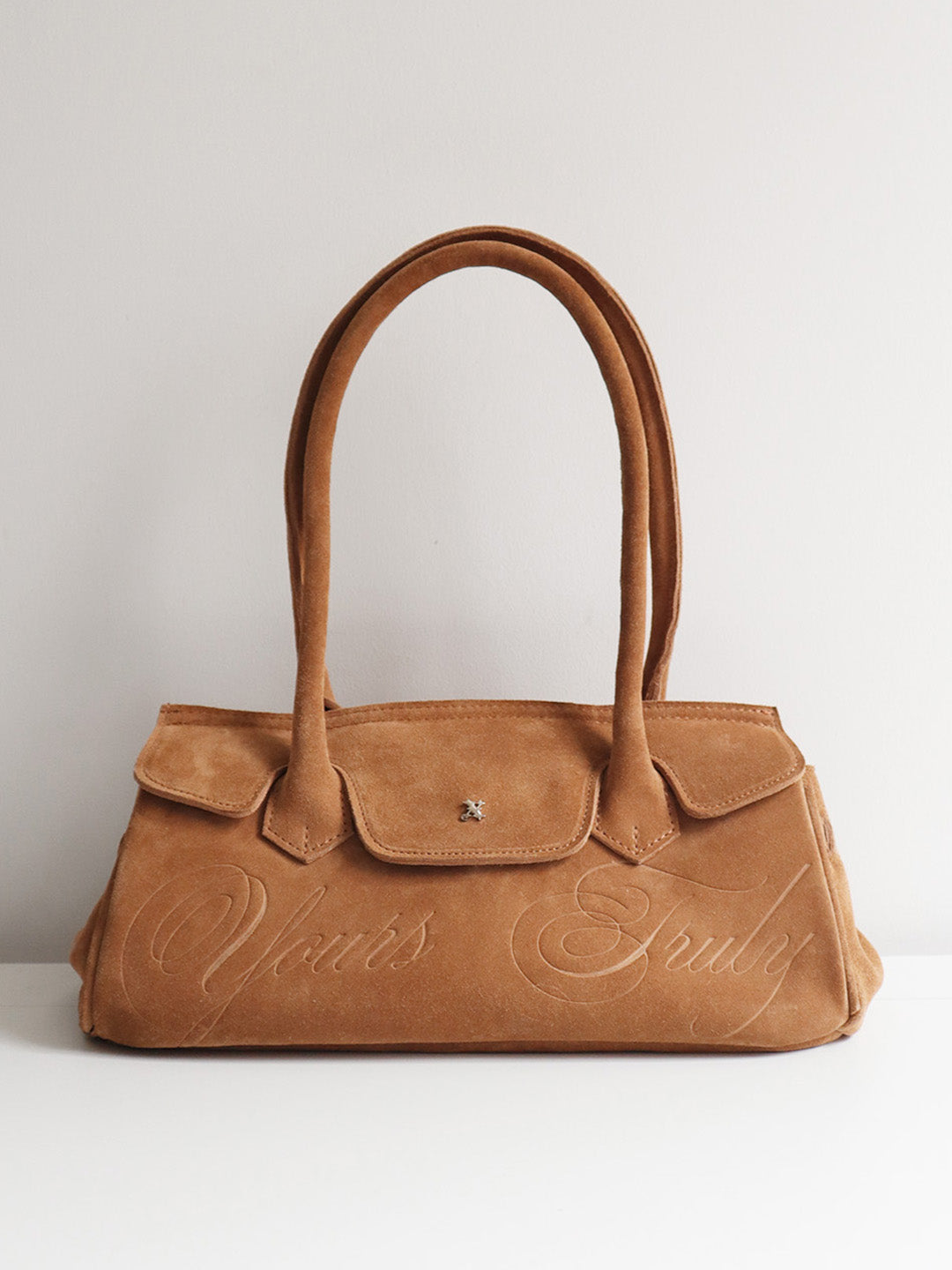 SUEDE CARRYALL MINI BEIGE