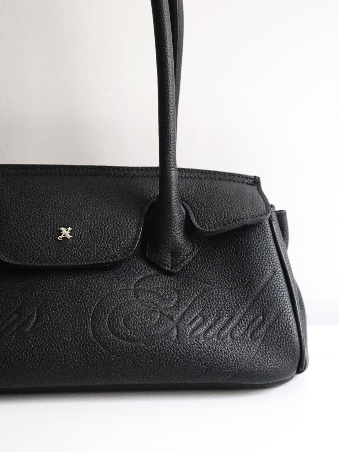 LEATHER CARRYALL MINI BLACK