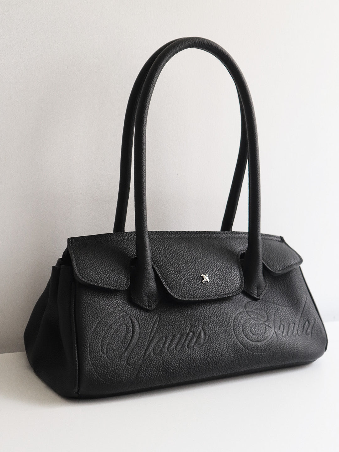 LEATHER CARRYALL MINI BLACK