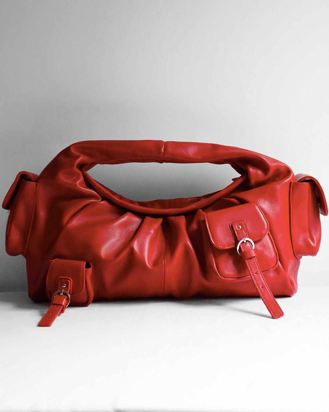 BETTY LEATHER BAG RED