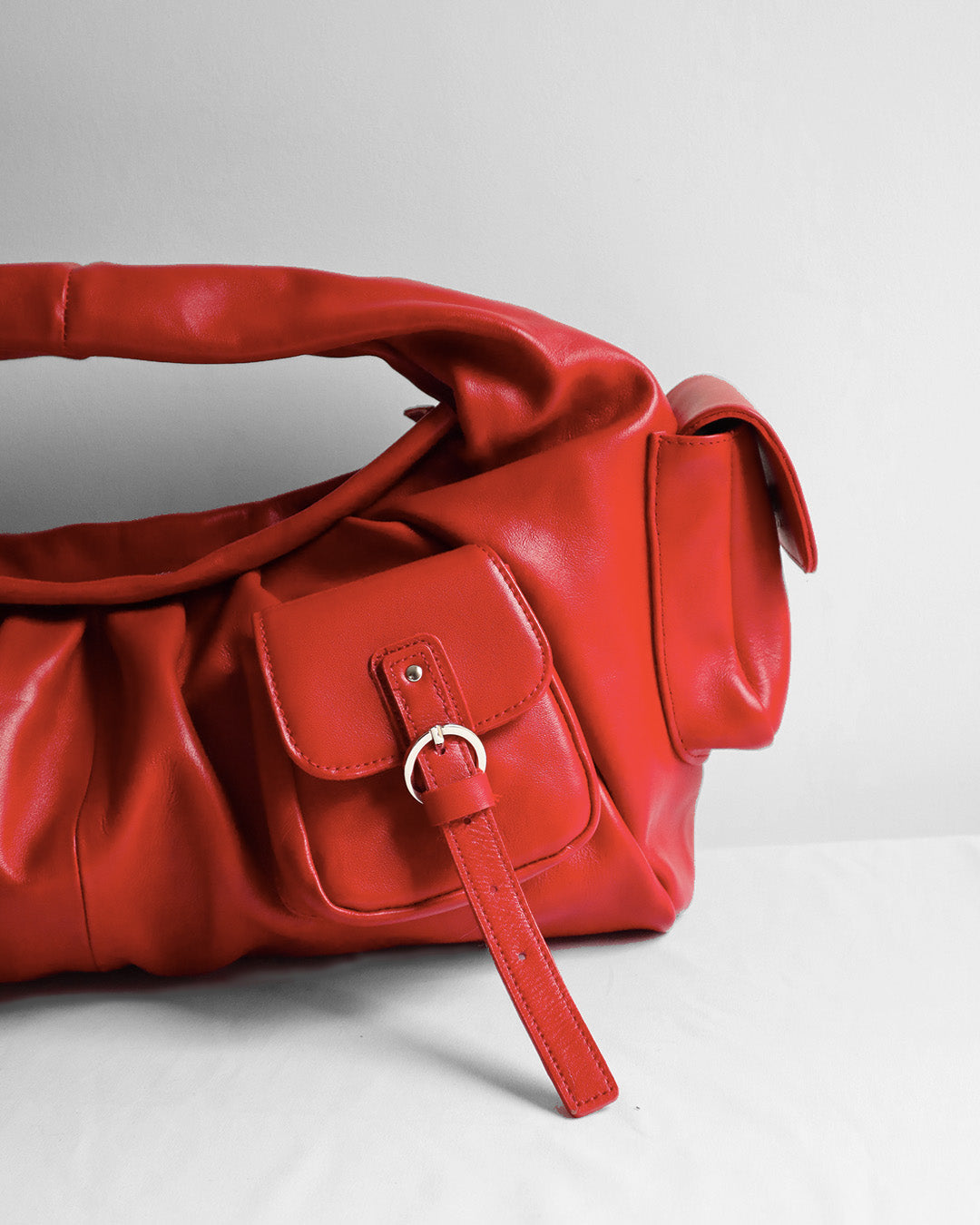 BETTY LEATHER BAG RED