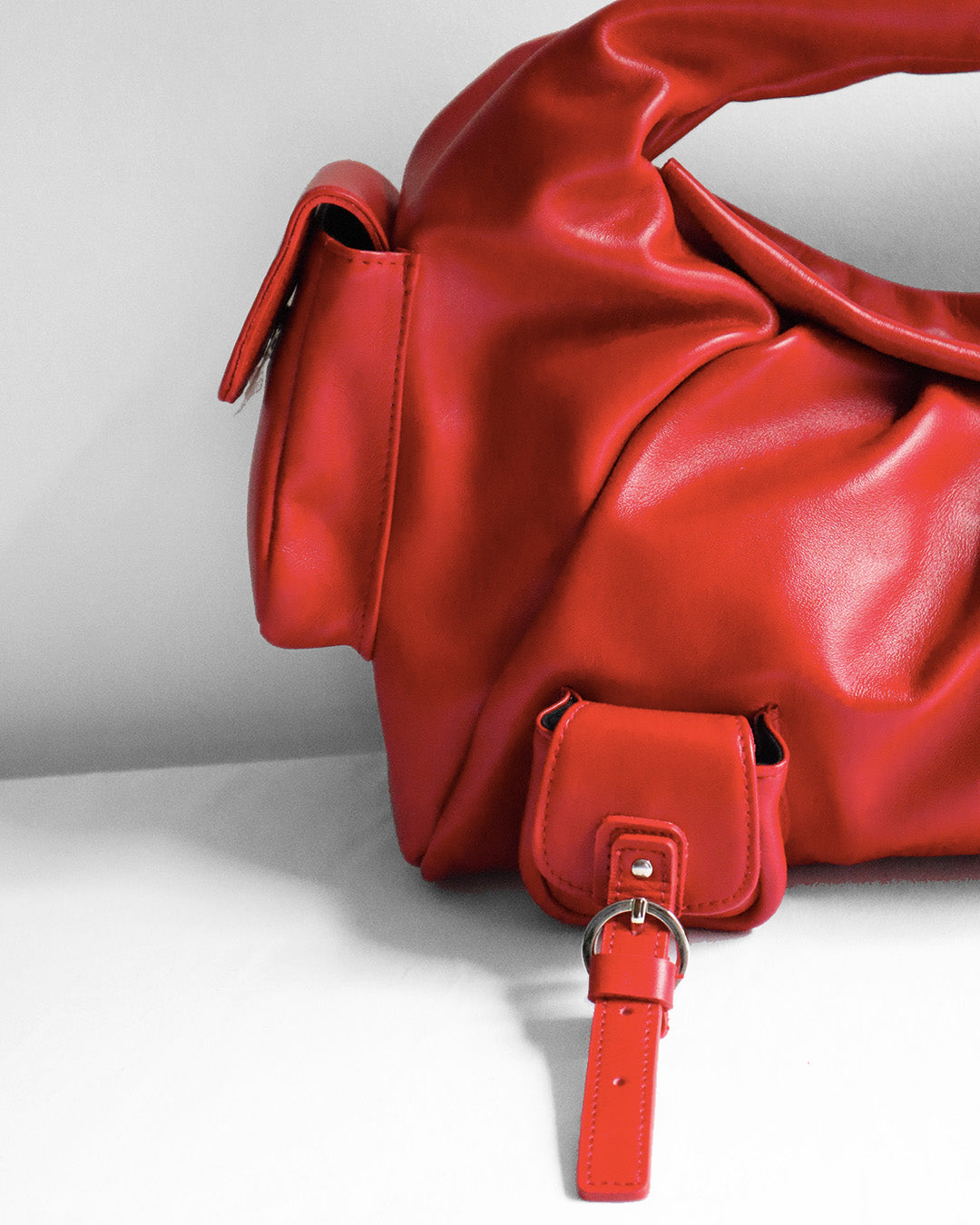 BETTY LEATHER BAG RED