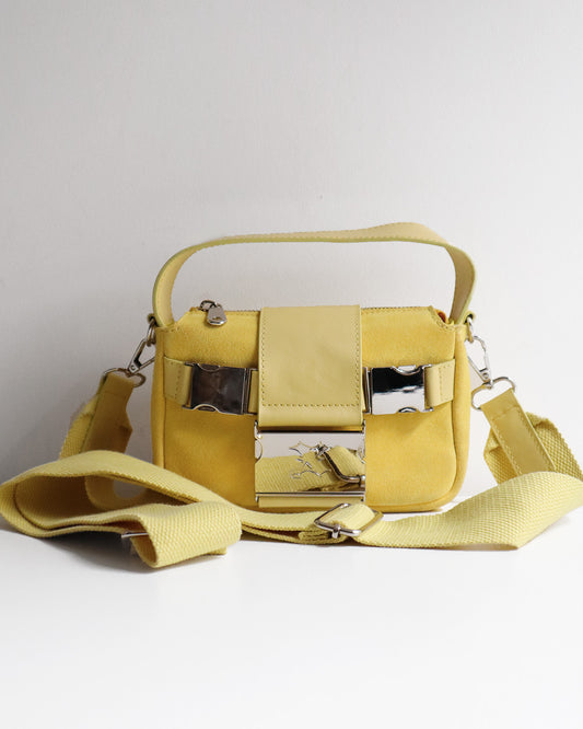 SNAP LEATHER BAG YELLOW