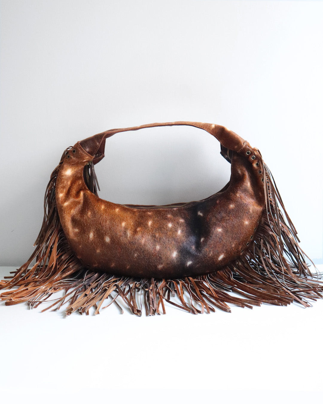 LEATHER TASSEL BAG BAMBI