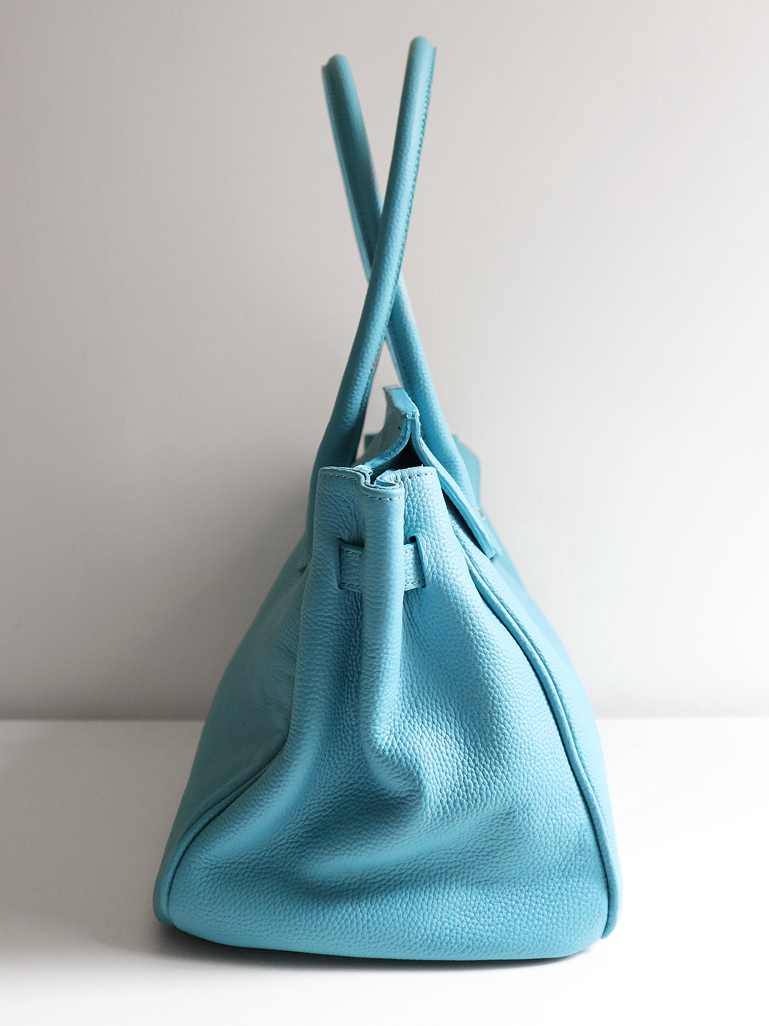 LEATHER CARRYALL TEAL