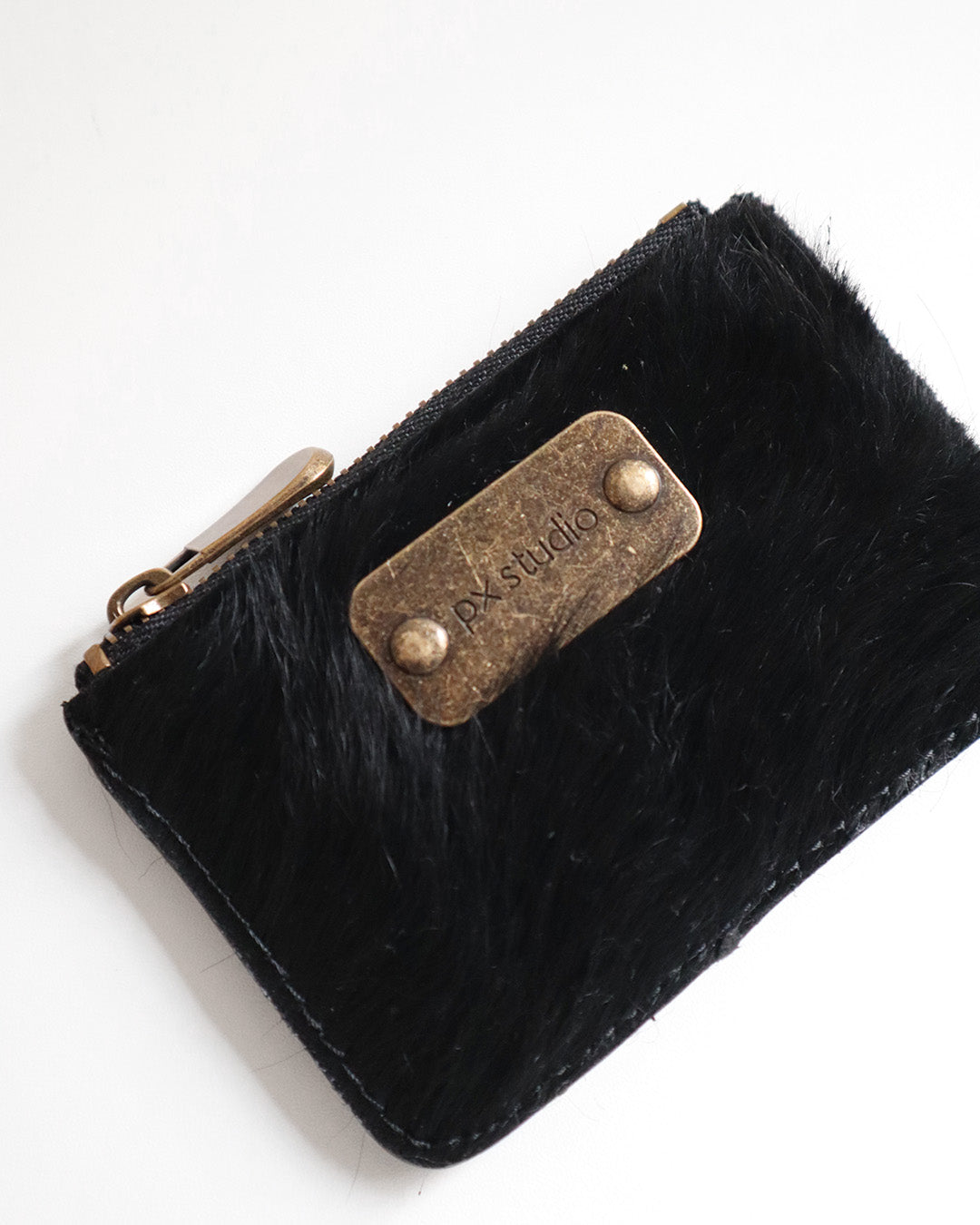COWHIDE WALLET BLACK
